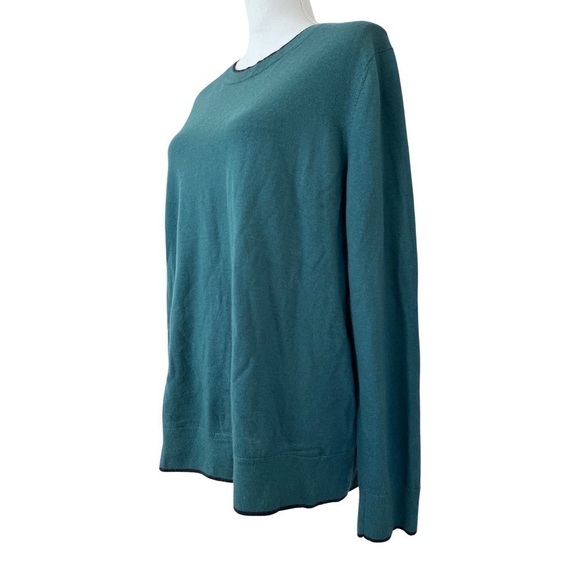 THEORY Men’s Merino Wool Crewneck Sweater Size L - Picture 3 of 10